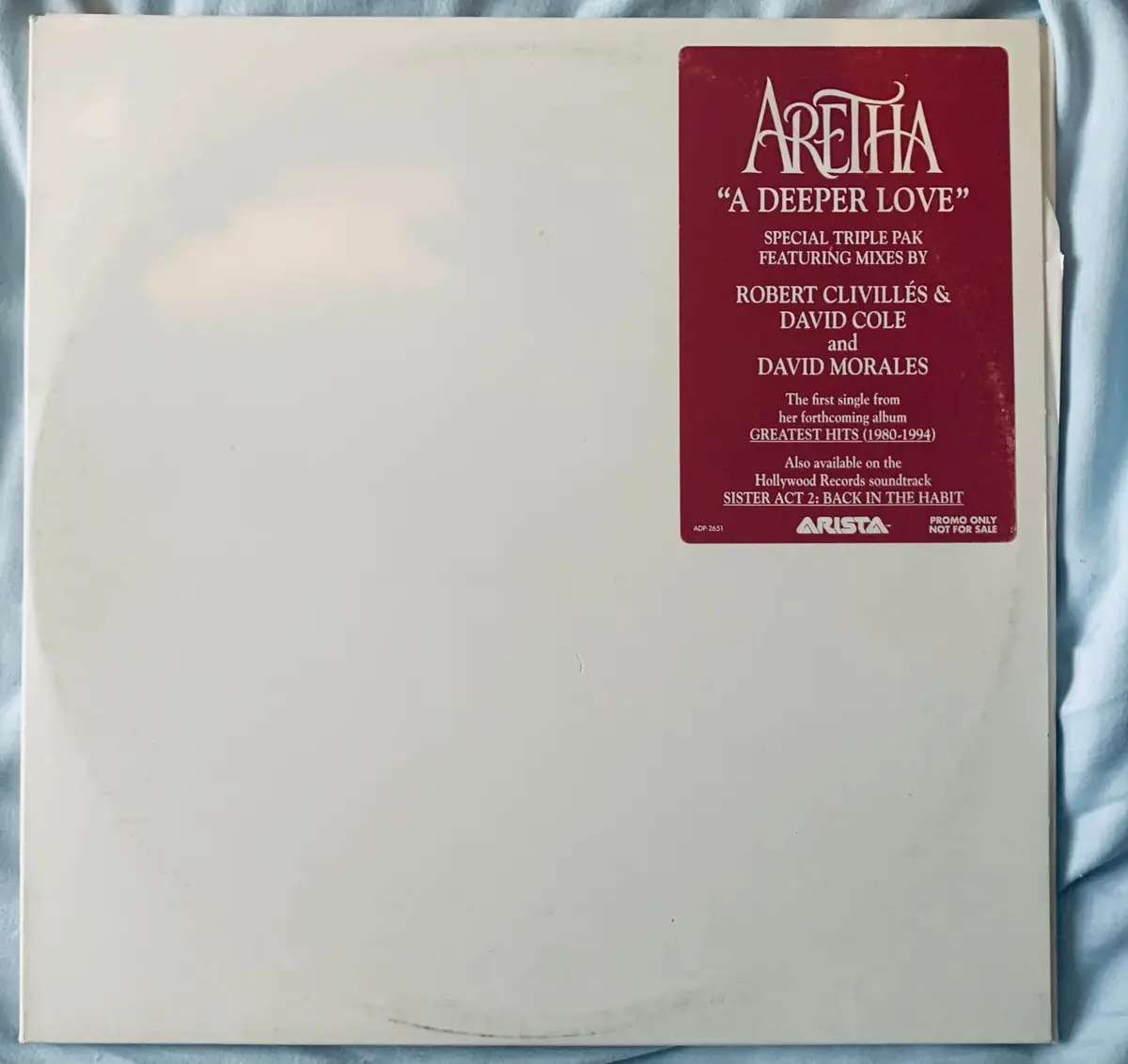 Aretha Franklin - A Deeper Love 3X 12" Remix Lp Vinyl - Used 1