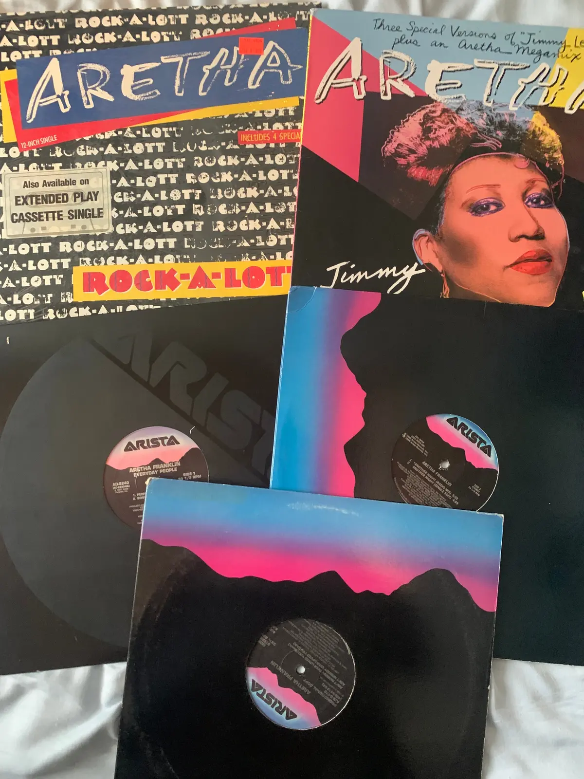 Aretha Franklin - Set Of 5 Remix 12"   Vinyl - Used 1