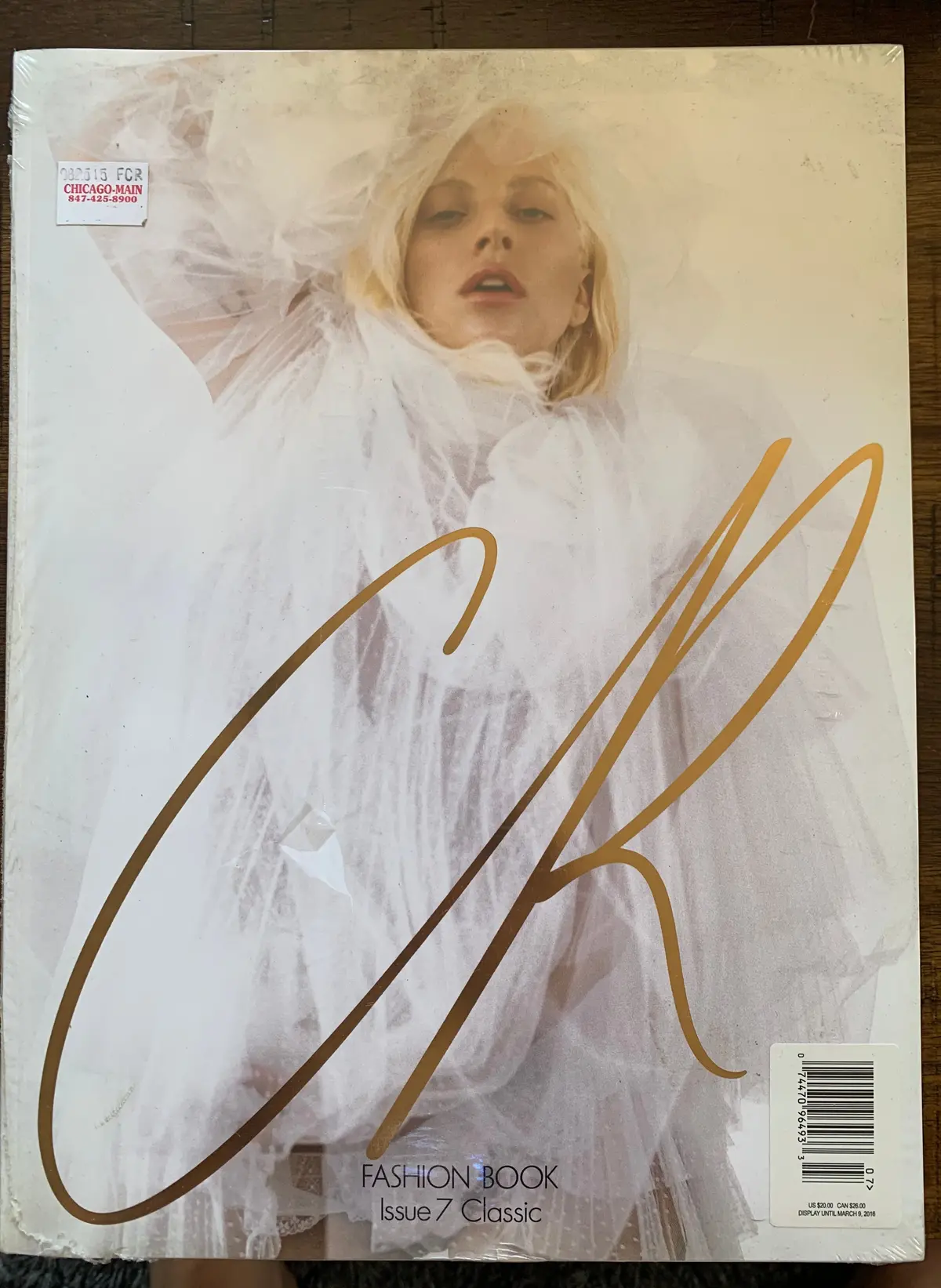 Lady Gaga - Cr Fashion Book #7  Fall/Winter 2015 Bruce Weber - New (Usa Orders Only) 1