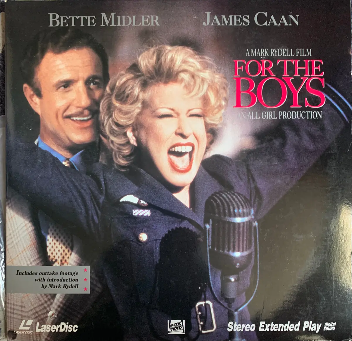 Bette Midler - For The Boys  Laserdisc Film (Used) 1