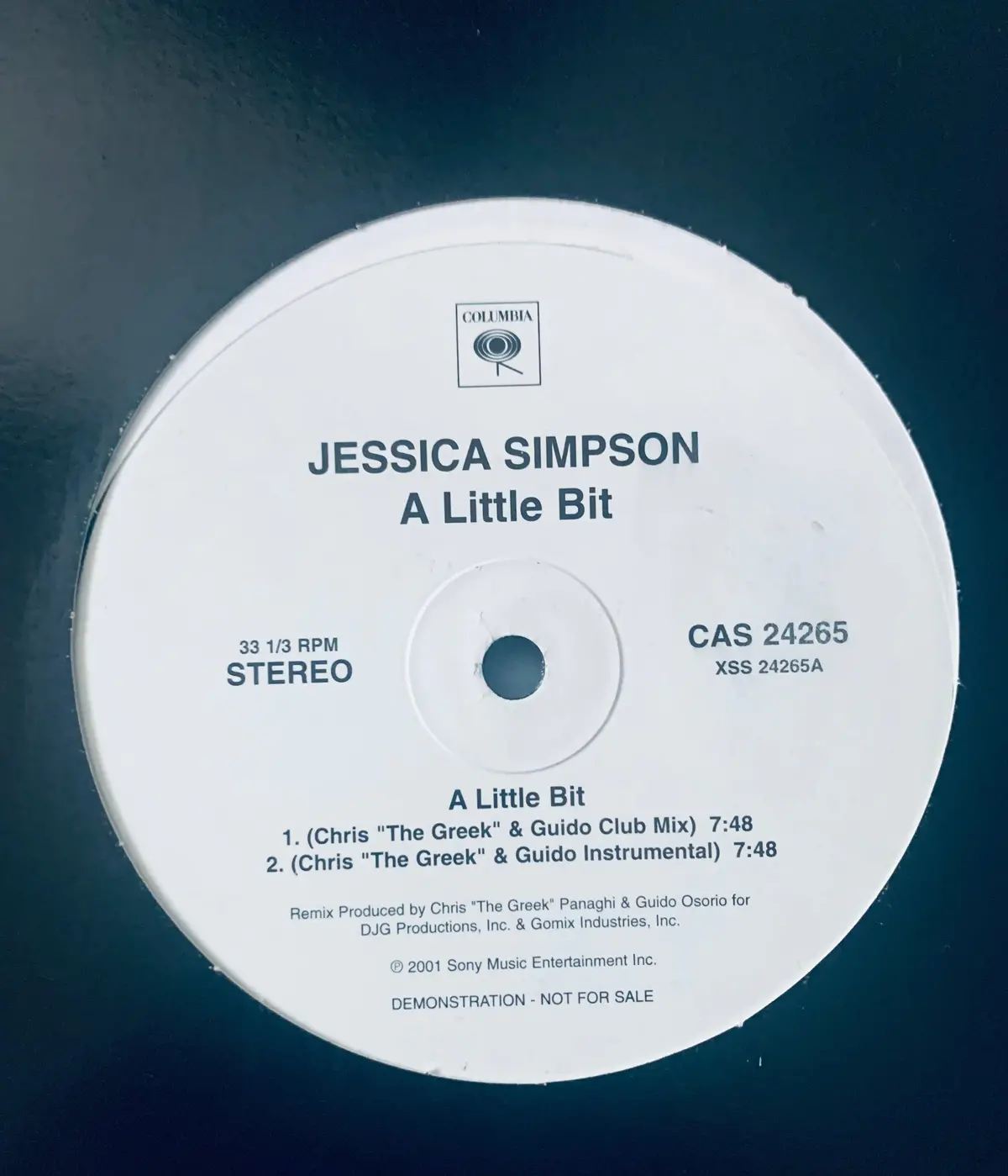 Jessica Simpson - A Little Bit  12" Lp Vinyl - Used 1