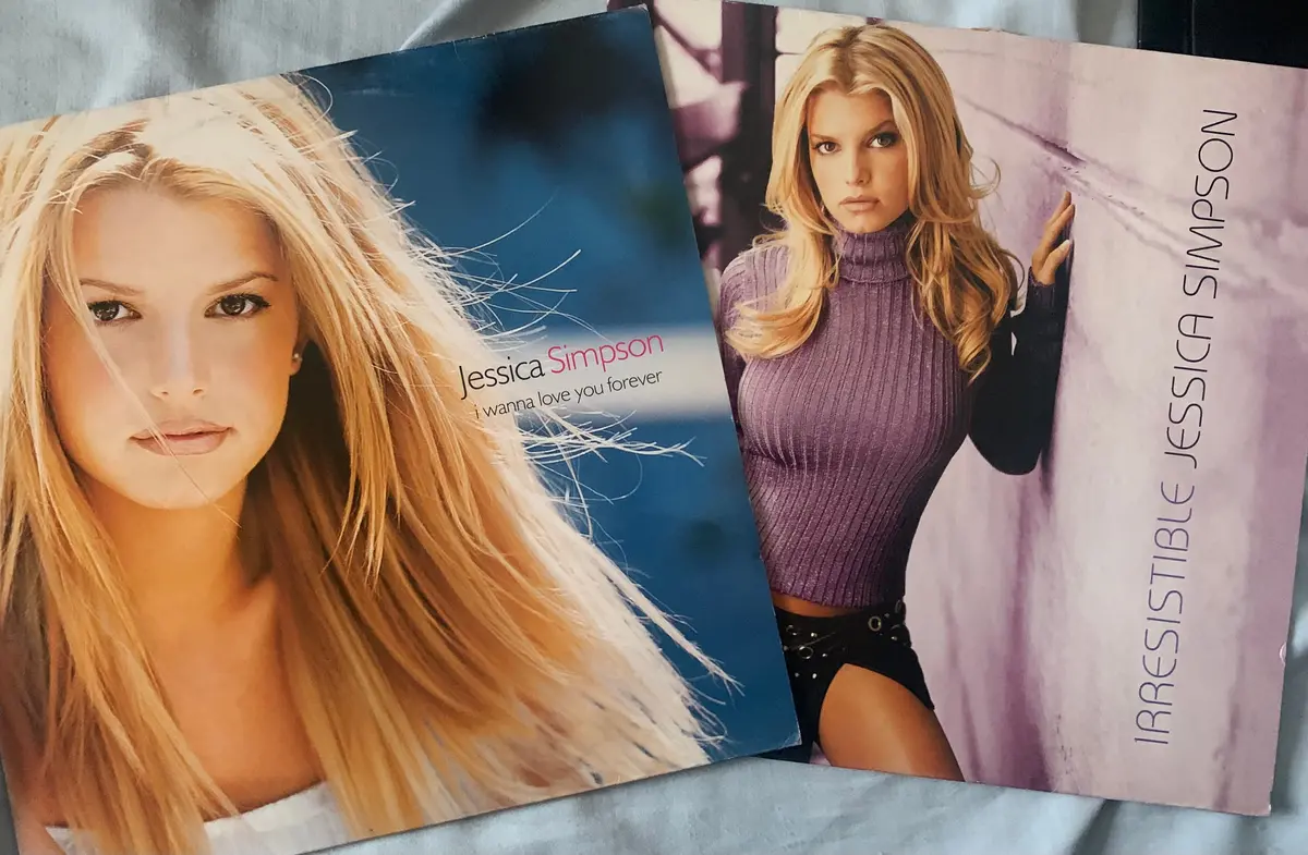 Jessica Simpson -  Irresistible 12" & I Wanna Love You Forever 12" Lp Vinyl - Used 1