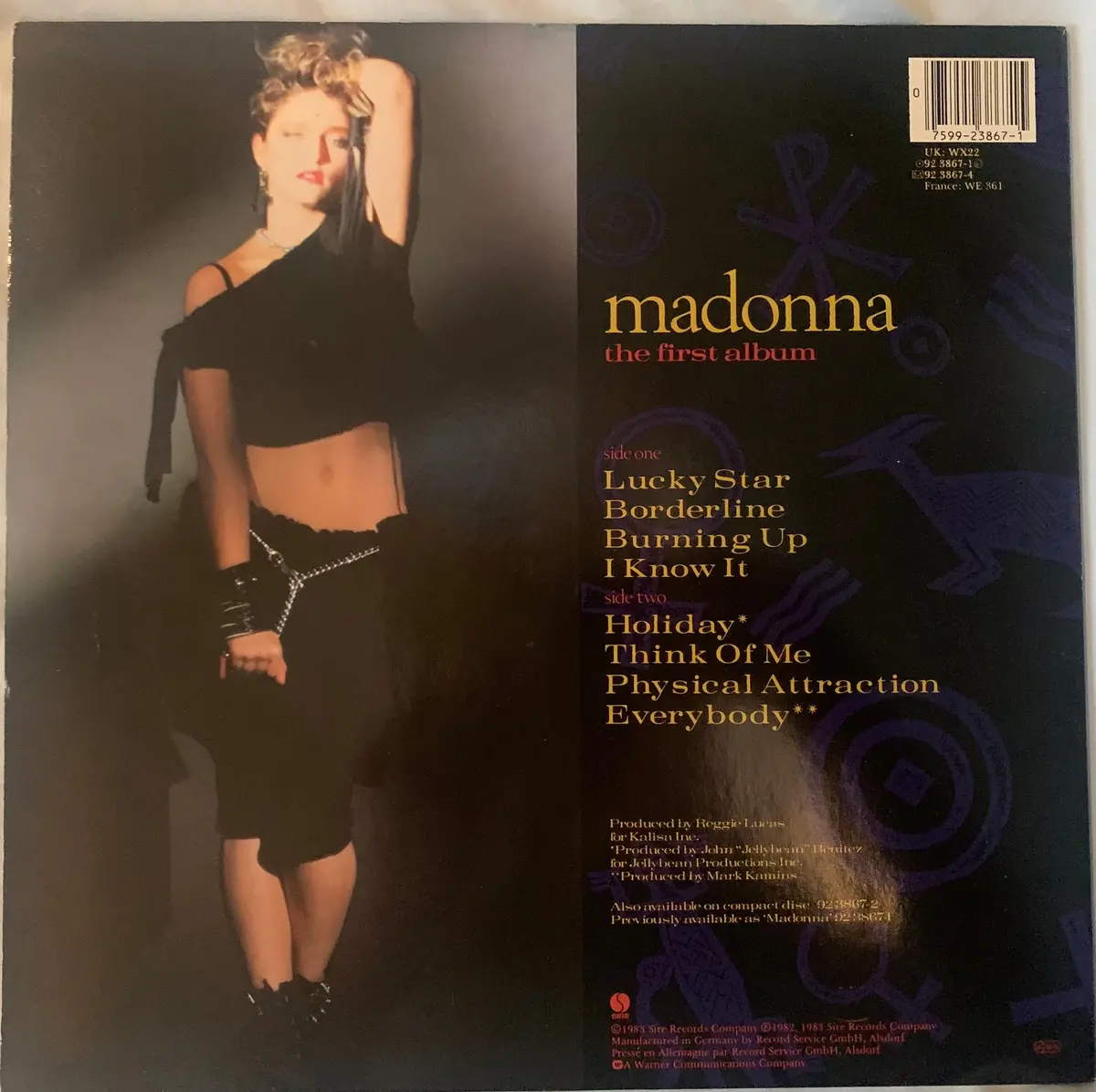 Madonna - The First Album (Import Lp) Vinyl - Used 2