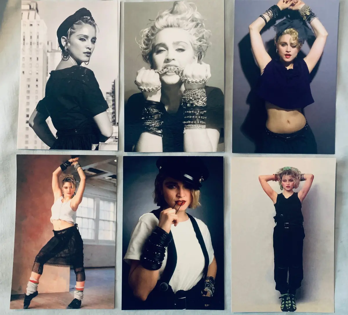 Madonna - Set Of 6 Postcards From The Debut Album Era 1