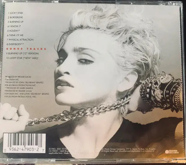 Madonna - Madonna (Remastered 2020) Cd + 2 Bonus Mixes - New Sealed 2