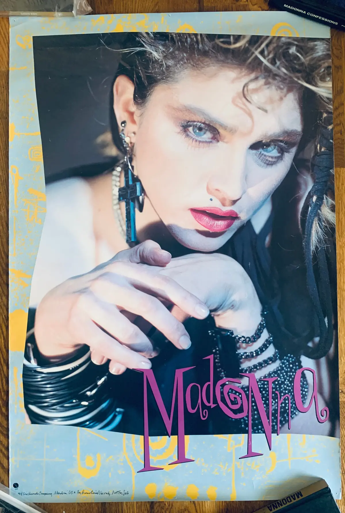 Madonna - Original 1984 Promo Poster 23X36"  Rare  (Us Orders Only) 1