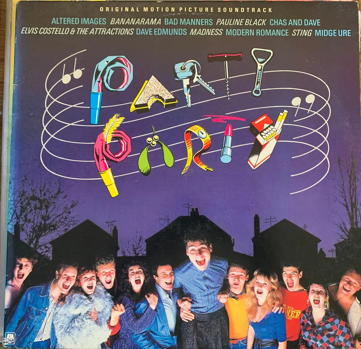 Party Party Soundtrack Lp Vinyl - 80S (Bananarama, Sting, Costello++) - Used 1