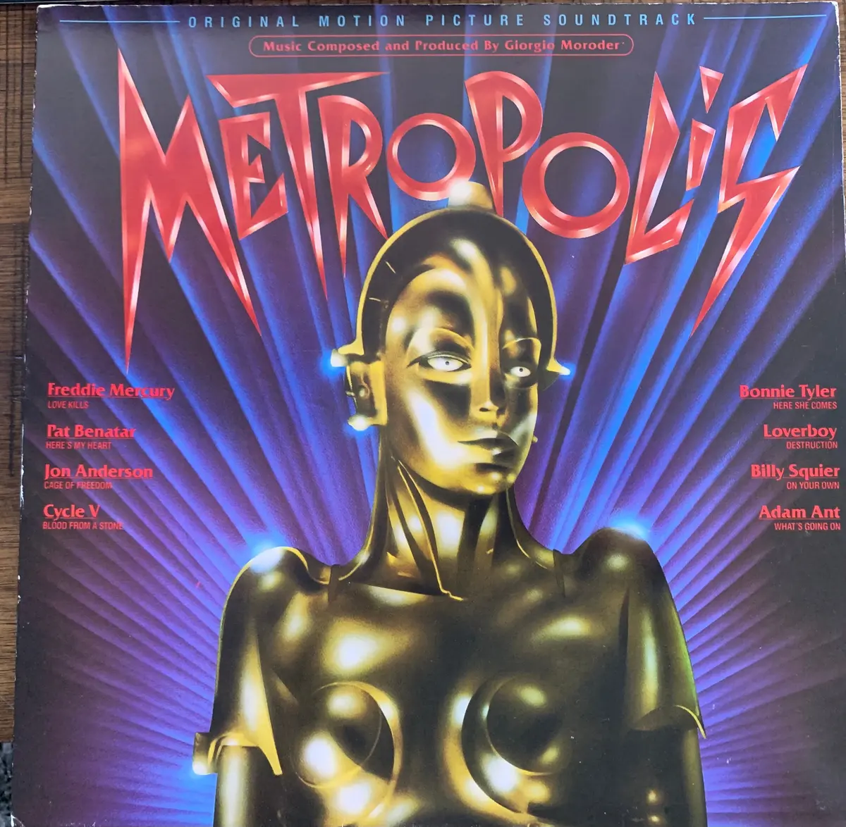Metropolis Lp Soundtrack Vinyl - Original - Used (Gatefold) 1