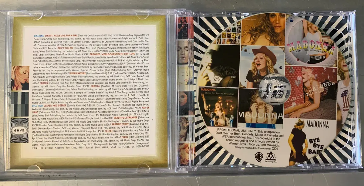 Madonna Ghv2 Remixes 2Cd Set + 7 Bonus Mixes 2