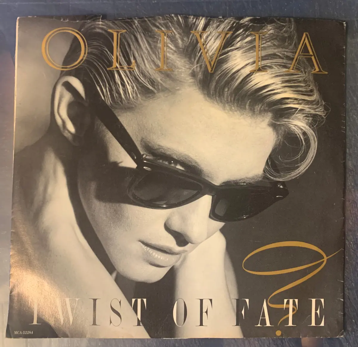 Olivia Newton-John ----  Twist Of Fate 45 Record 7" Vinyl - Used 1