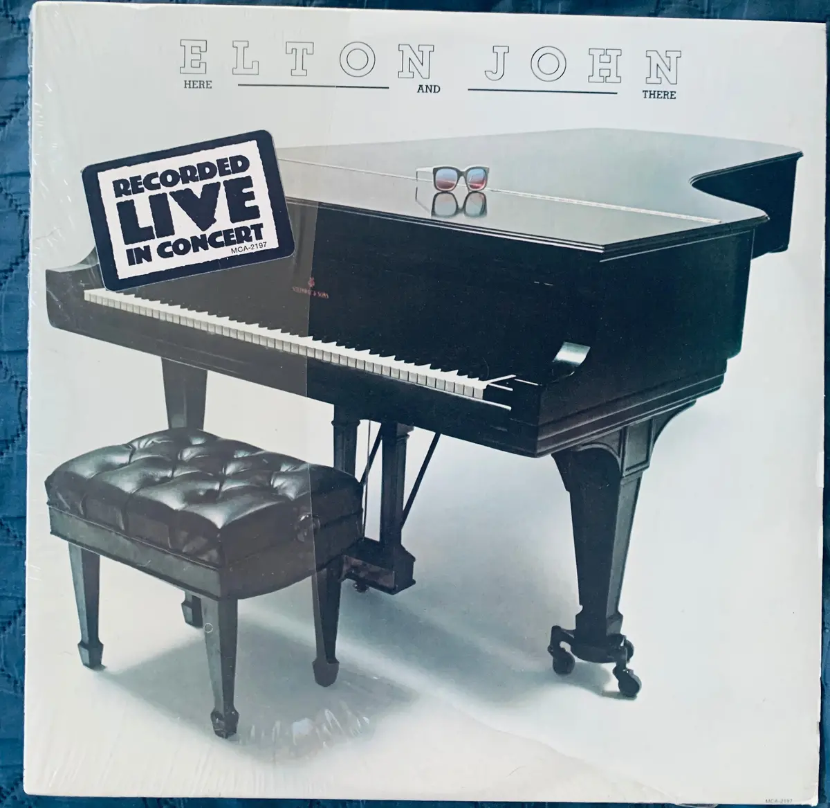 Elton John - Here And There -- Recorded Live In Concert 1976 Lp Vinyl - Used 1