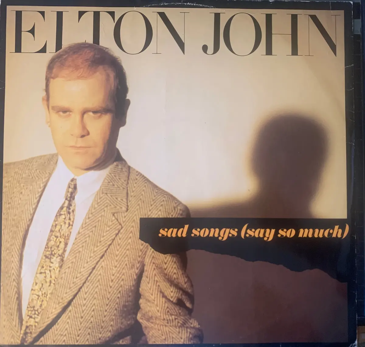Elton John - Sad Songs (Say So Much) Import Uk  12" Lp Vinyl - Used 1