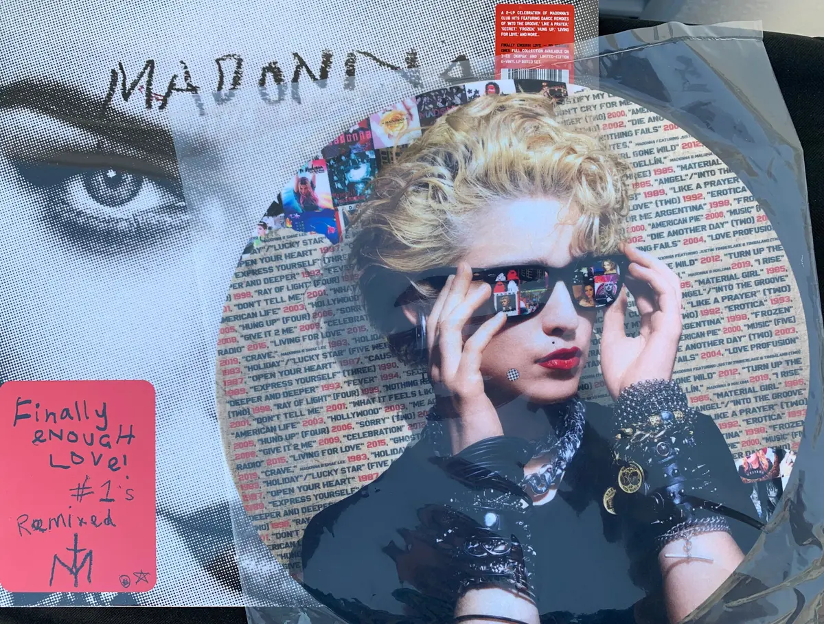 Madonna -  Finally Enough Love 2X Lp  (Indie Exclusive) Black Vinyl & Slipmat - *Usa Orders Only 1
