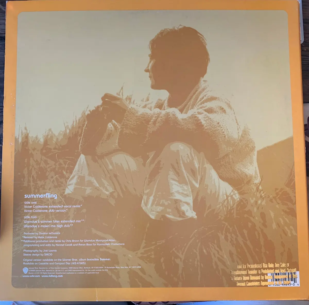 K.D. Lang - Summefling 12" Promo Lp Vinyl - Used 2