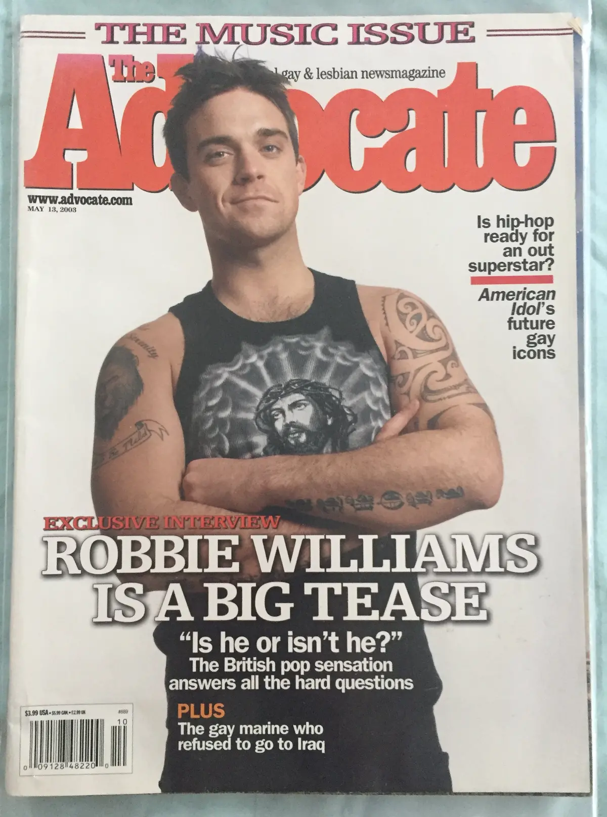 Robbie Williams - The Advocate Magazine 2003 1