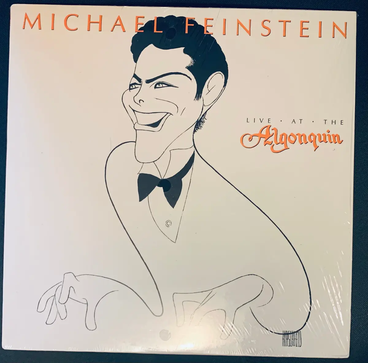 Michael Feinstein - Live At The Algonquin 1986 Lp Vinyl - Used 1
