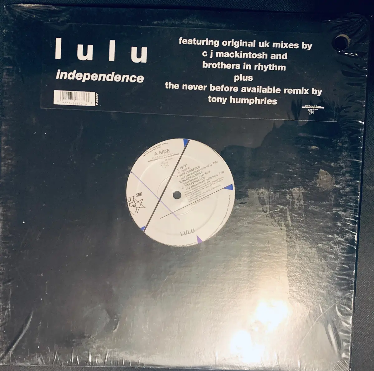 Lulu - -Independence '93 Remix 12" Lp Vinyl - Used 1