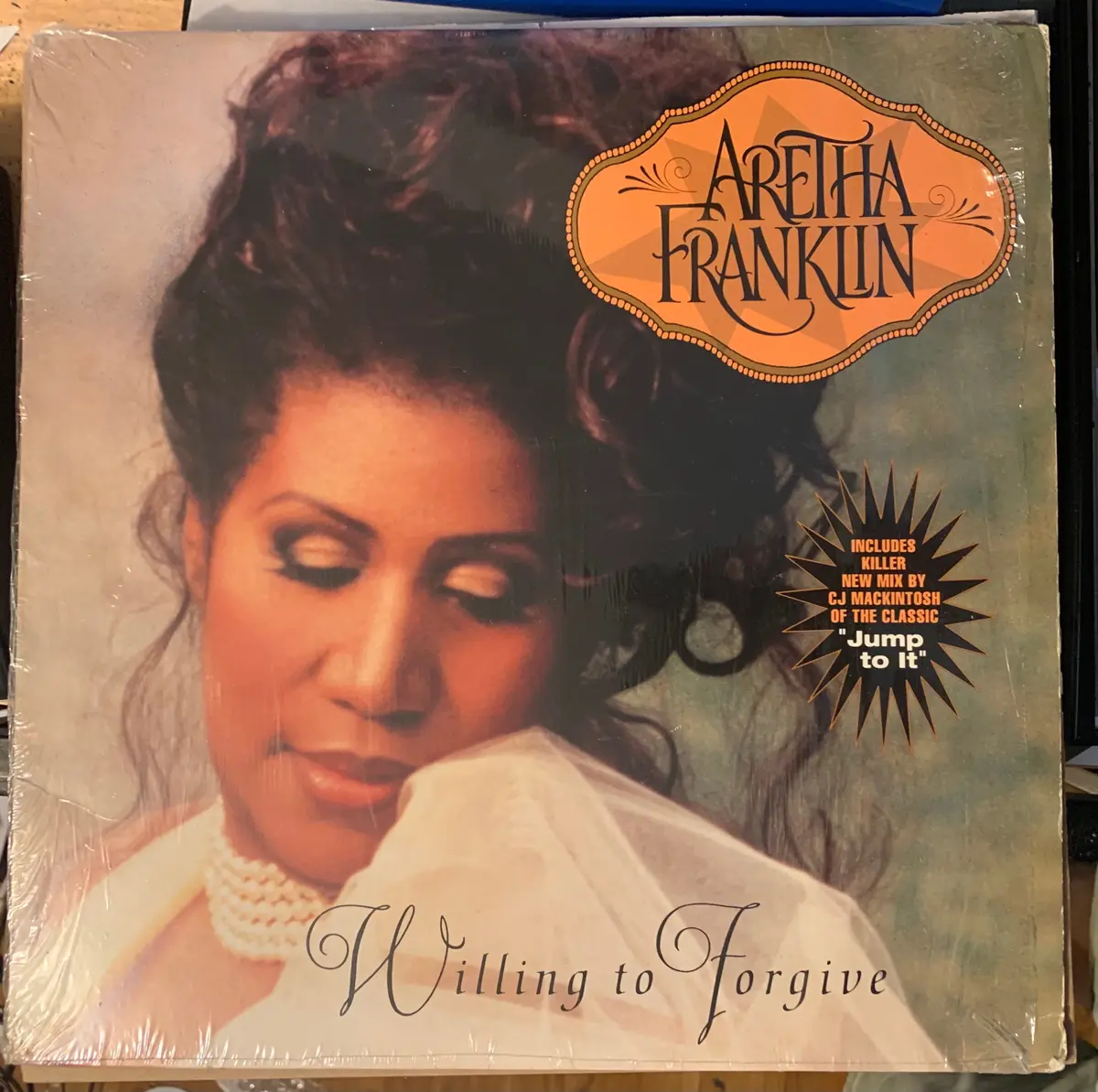 Aretha Franklin - 1994 Jump To It / Willing To Forgive 12" Lp Vinyl - Used 1