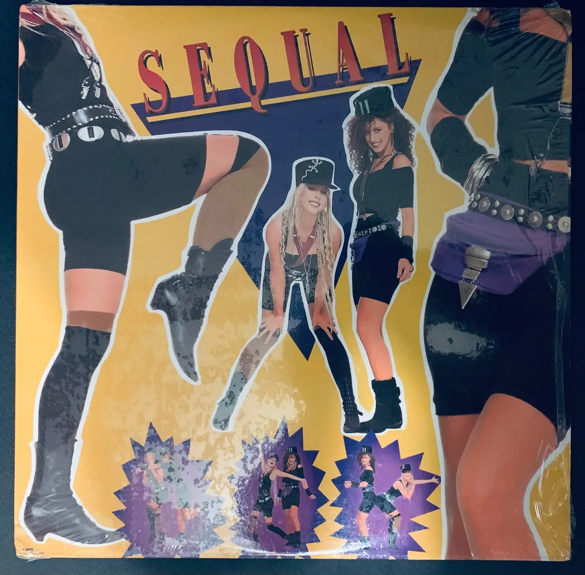 Sequal - (Self Titled) 1988 Lp Vinyl-- Used 1