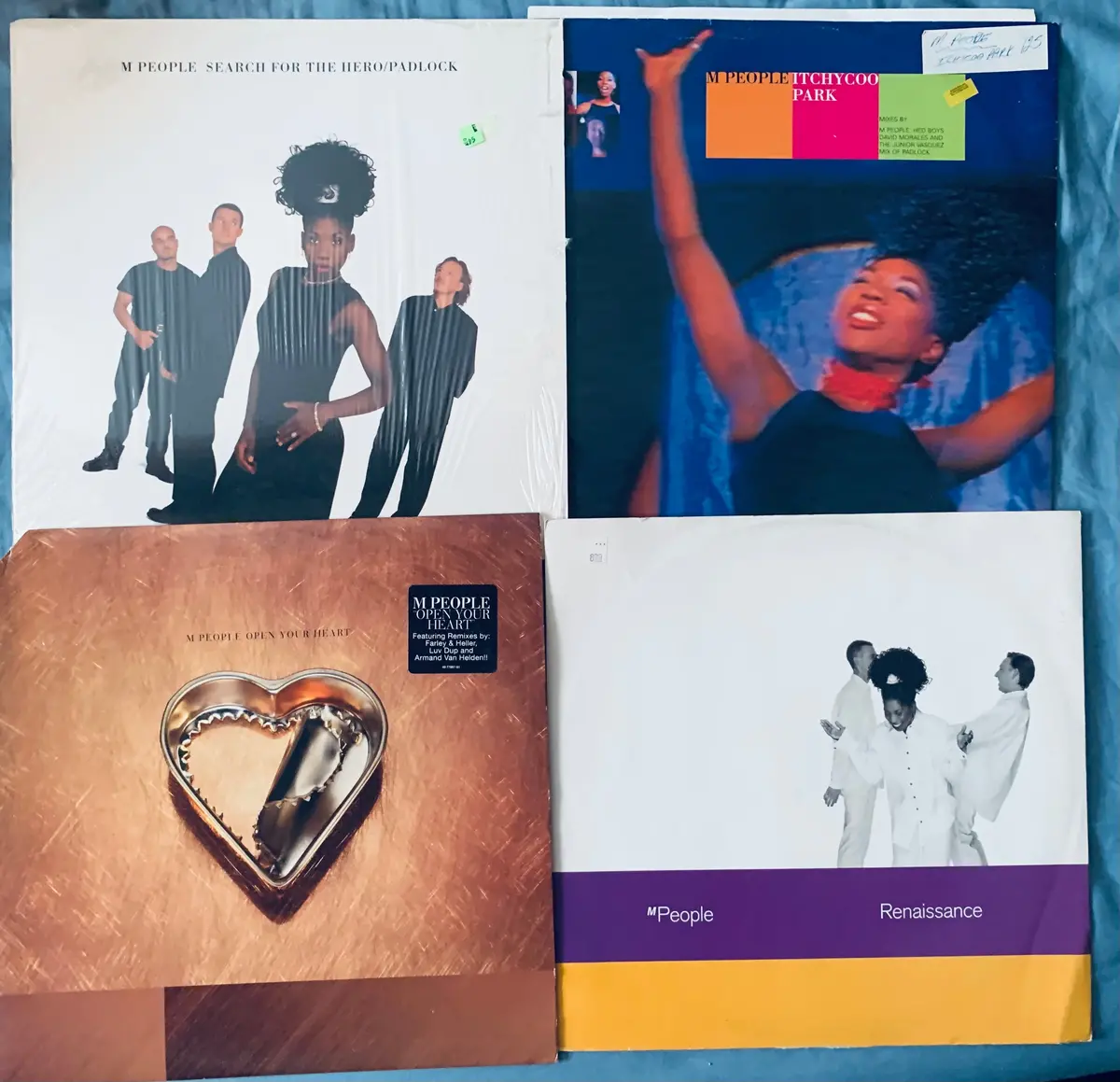 M People -  Set Of 4 Remix 12" Vinyl - -Used 1