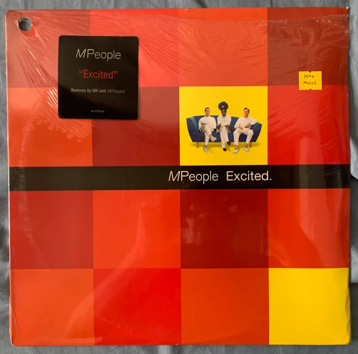 M People - Excited 12" Remix Lp Vinyl -- New/Sealed (Sort Of) 1