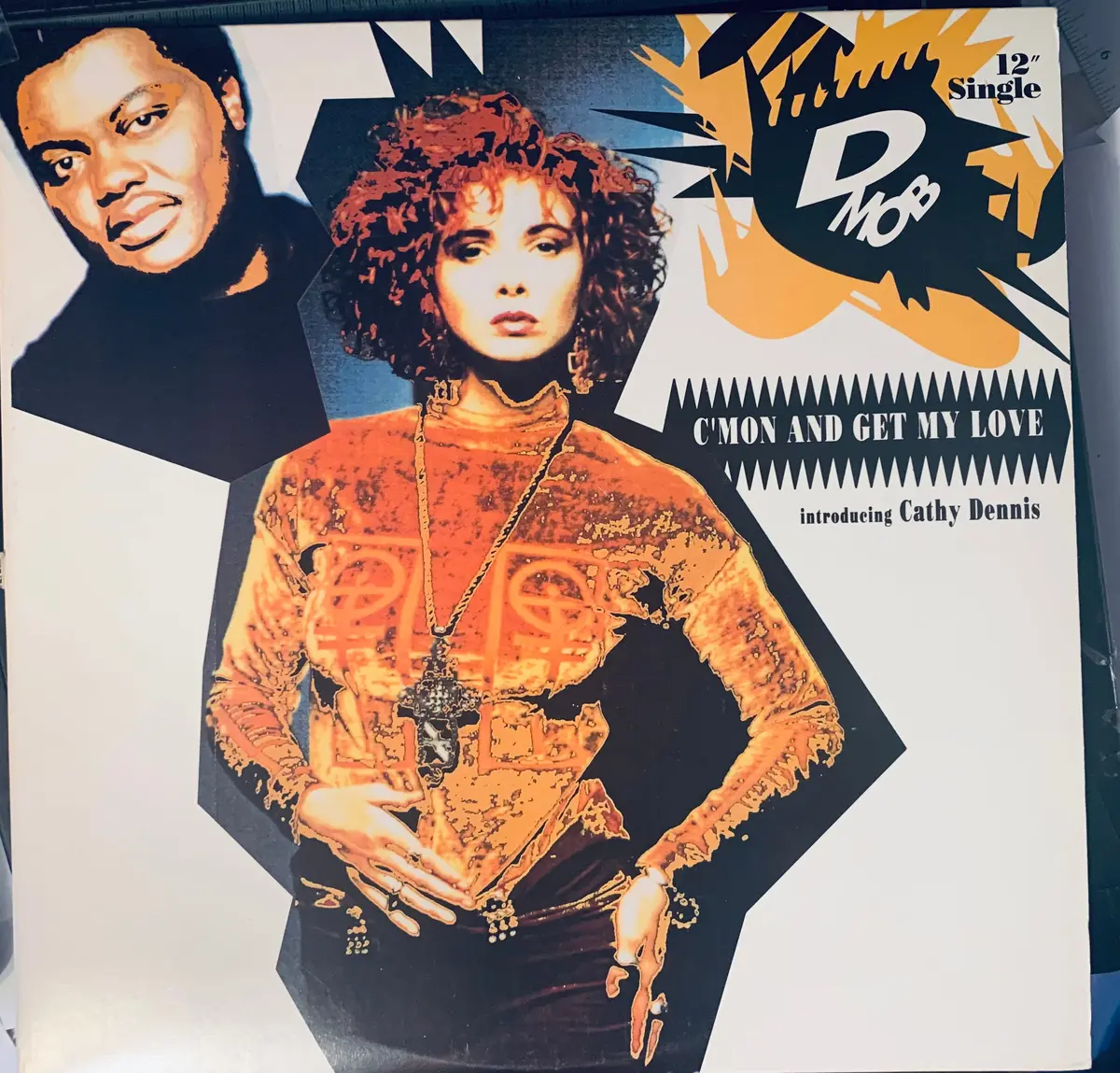 D-Mob Ft: Cathy Dennis - C'mon And Get My Love 12" Remix Lp Vinyl - 1989 Used 1