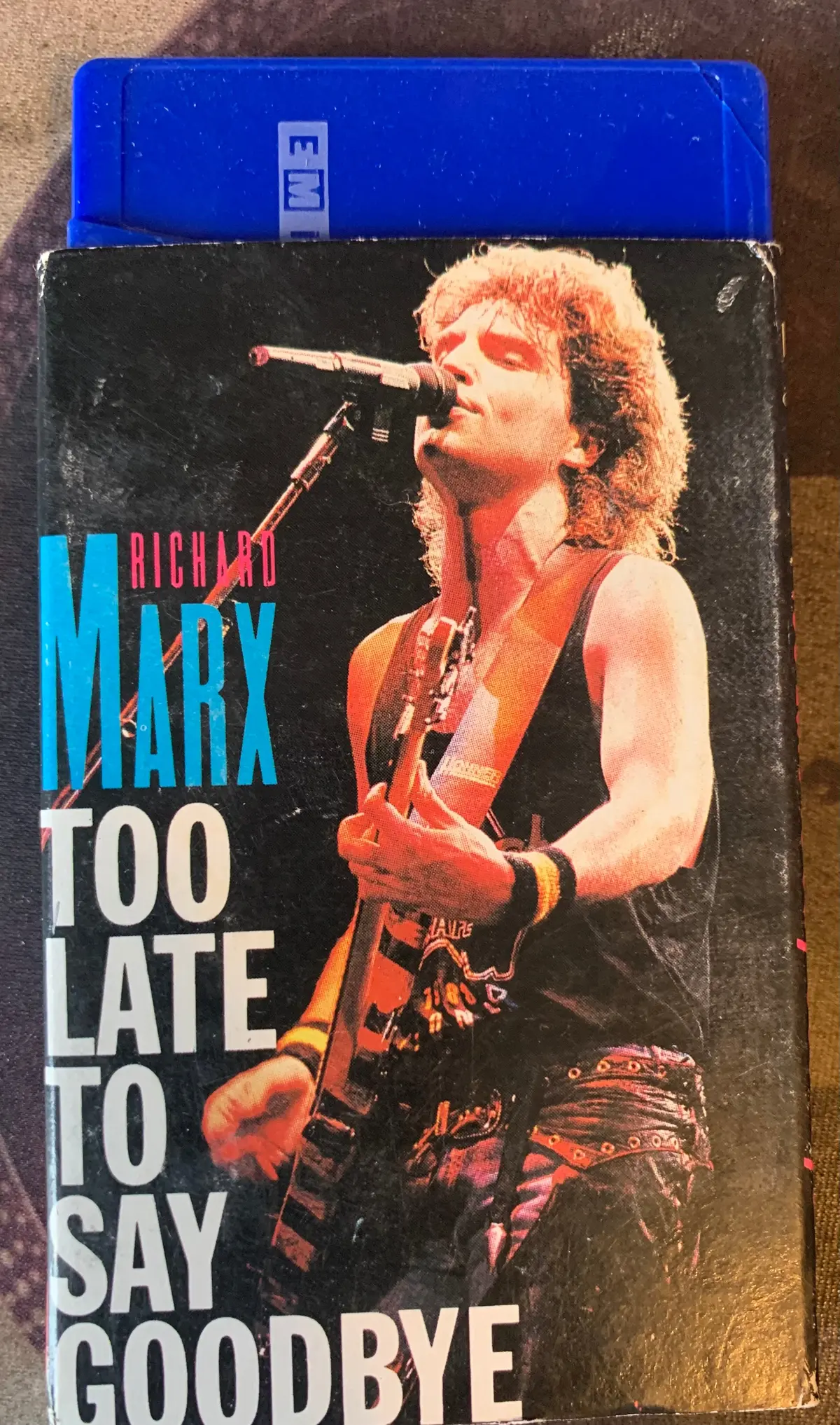 Richard Marx -- Too Late To Say Goodbye -"Blue"  Cassette Single - Used 1
