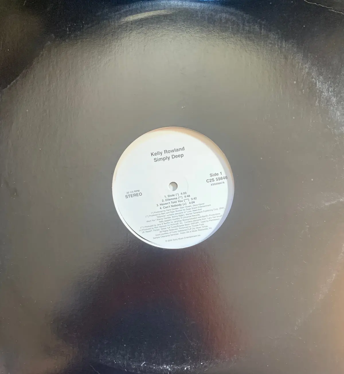 Kelly Rowland - Simply Deep 2003 2Xlp Promo Vinyl-- Used 1
