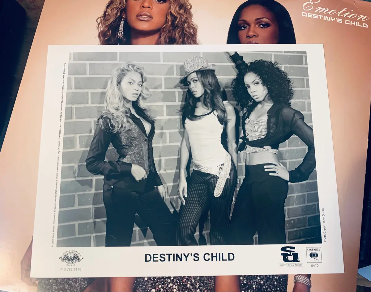 Destiny's Child  (Beyonce) - Emotion W/ Promo 8X10 Print   - Lp Vinyl 12" - Used 1