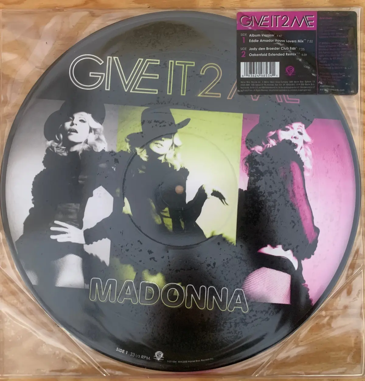 Madonna - Give It 2 Me (Picture Disc) Lp Vinyl 12" 1