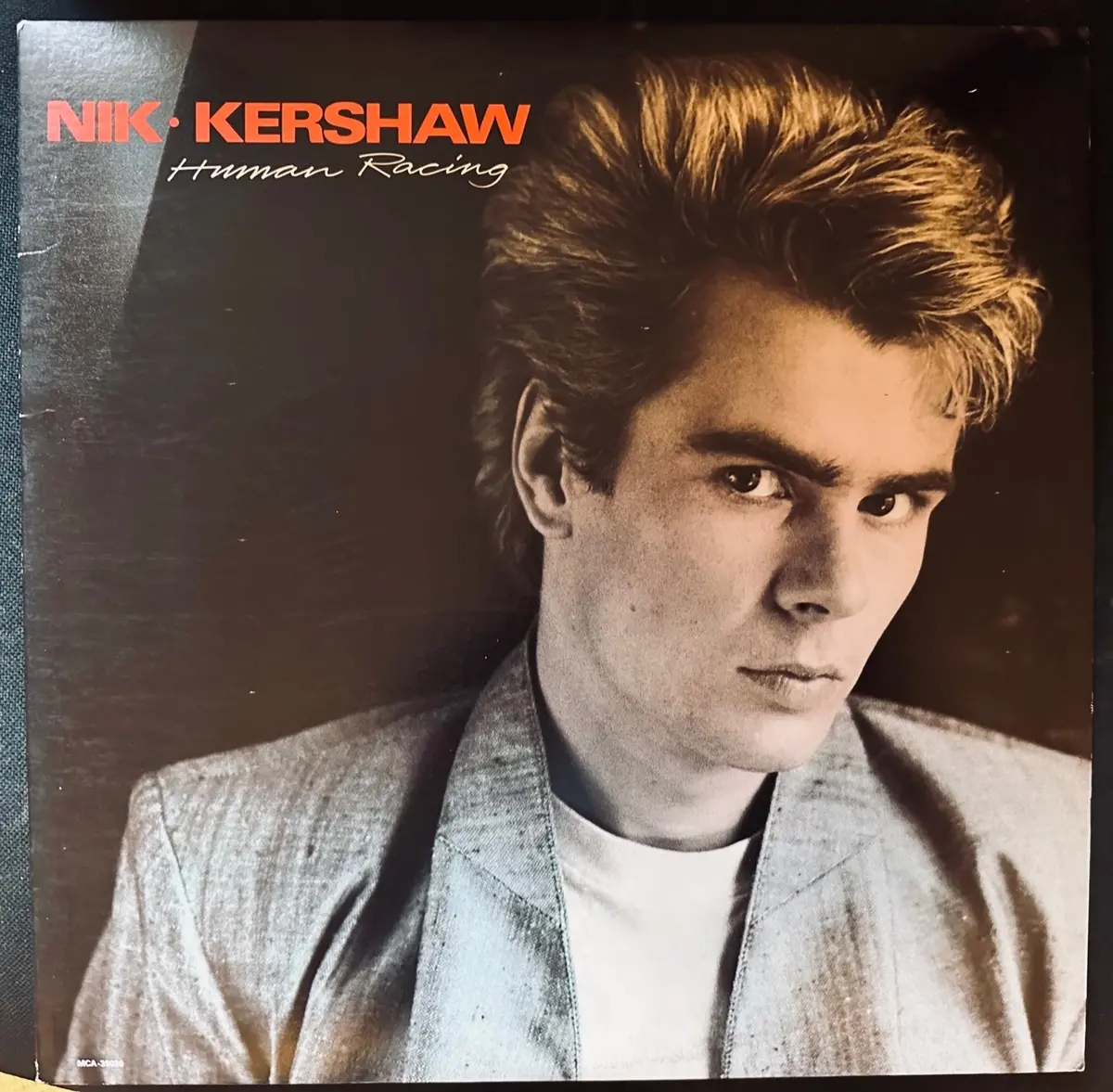 Nik Kershaw -  Human Racing Lp Vinyl -- Used 1