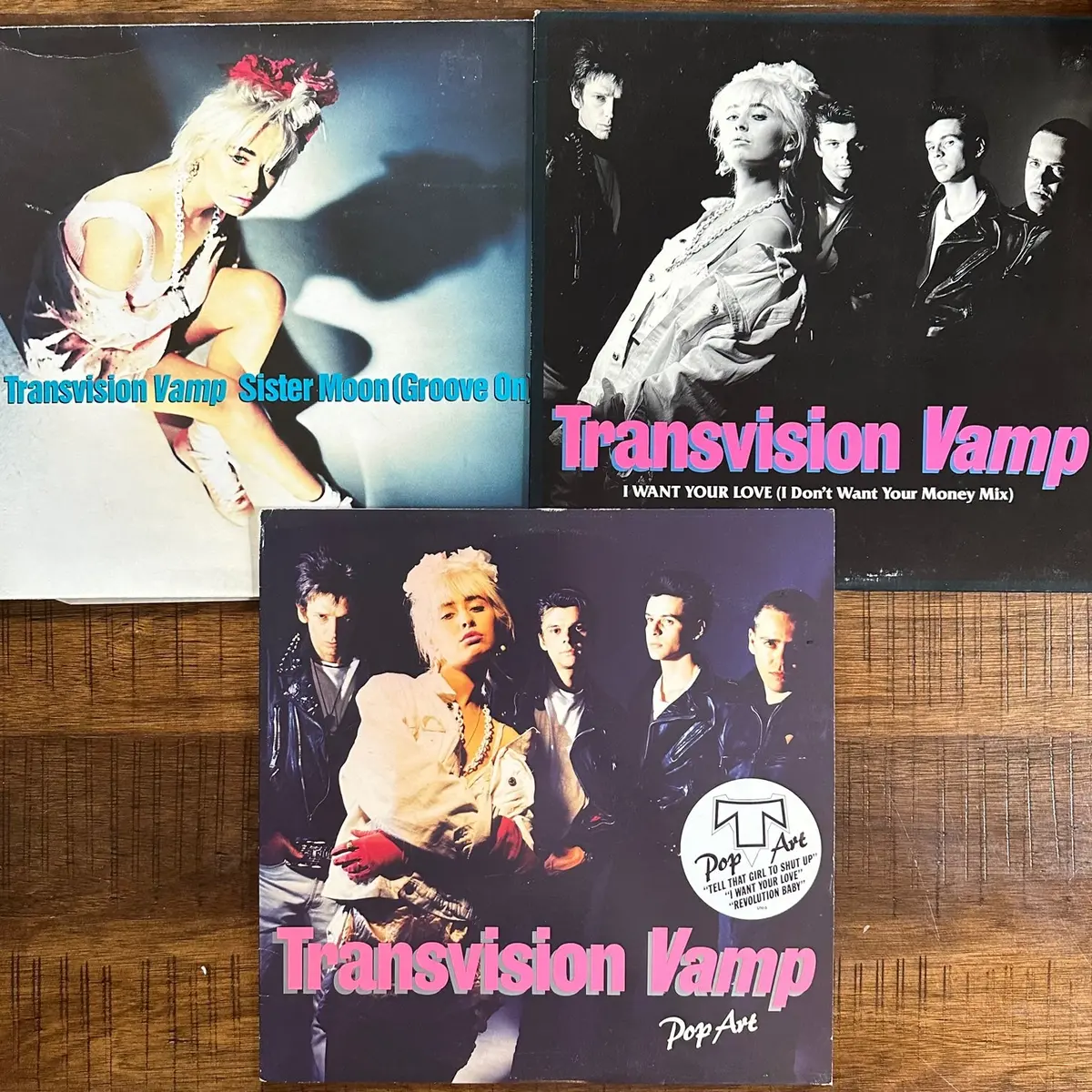 Transvision Vamp  Lp + 2 Original 12" Remix Vinyl - Set Of 3 - Used 1
