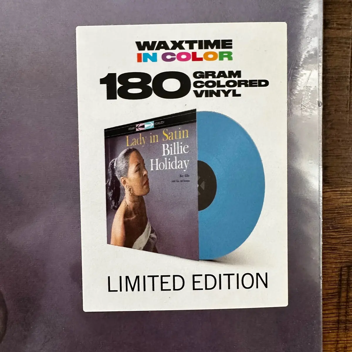 Billie Holiday - Lady In Satin (Limited Edition Blue Vinyl) Lp 2