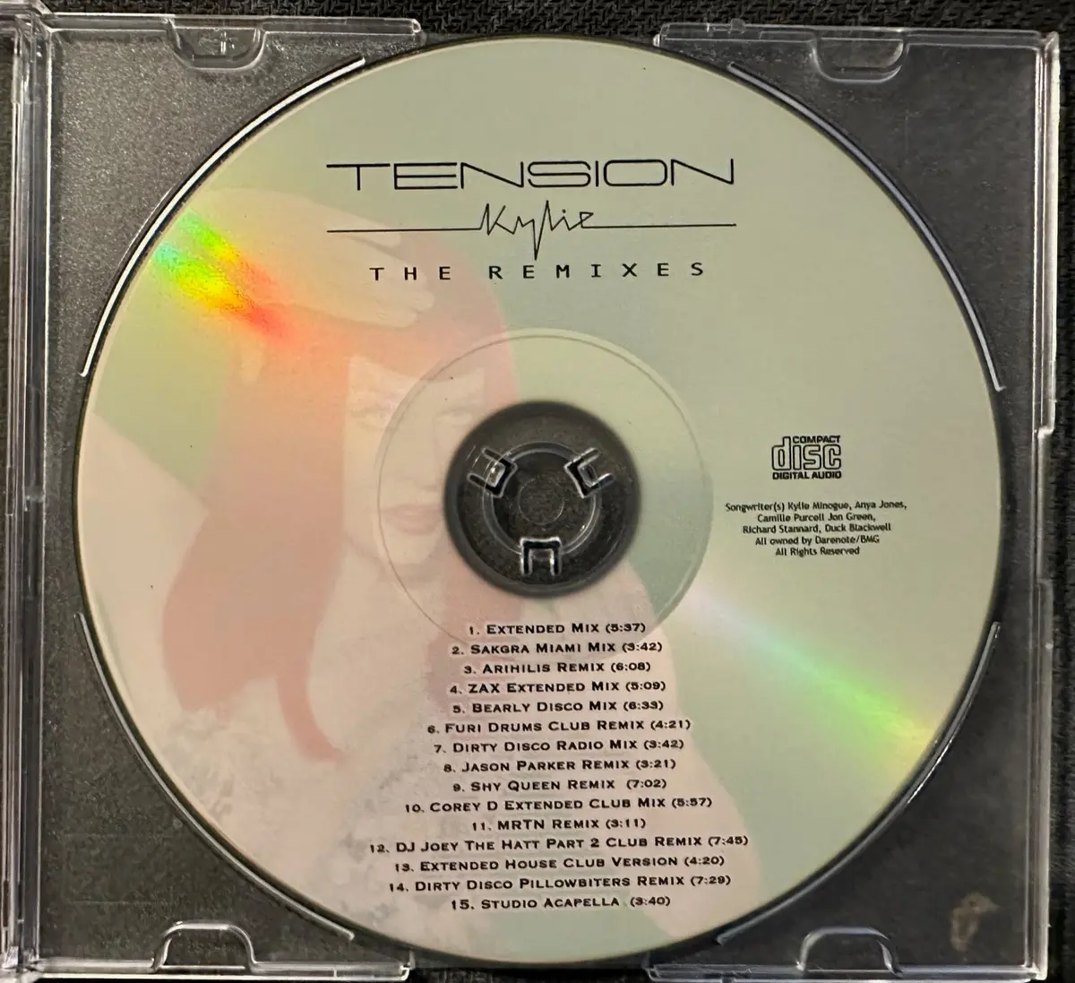 Kylie Minogue - Tension (The Remixes) Import Cd Single Dj Service 2