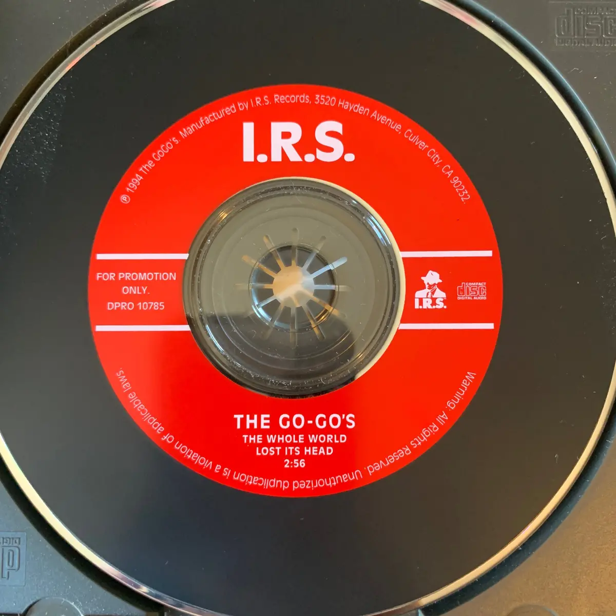 The Go-Go's - The Whole World Lost It's Head (Cd Promo) Rare - Used 1