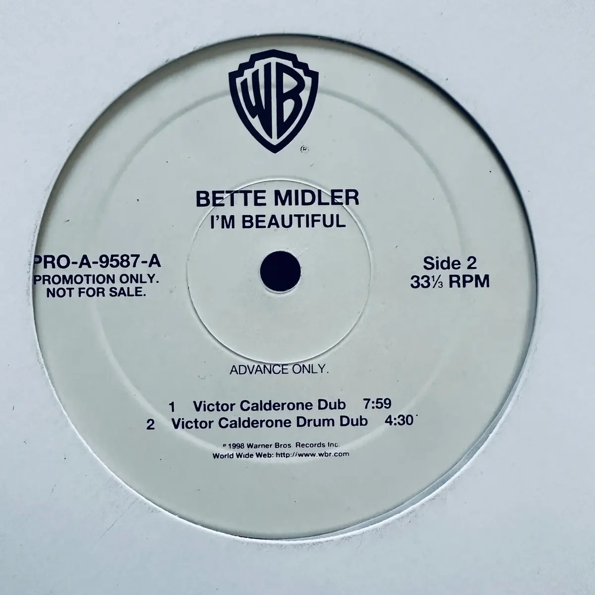 Bette Milder - I'm Beautiful  (Promo 12" Lp)  Victor Calderone Mixes Vinyl - Used 1