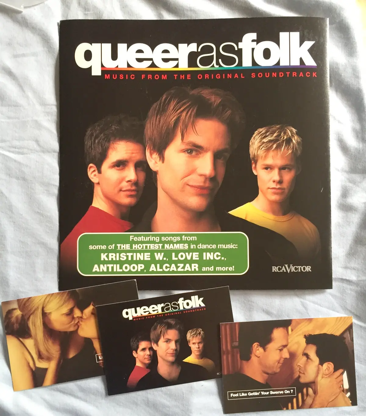 Queer As Folk - Promo Lot  Poster Flat + 3 Postcards 1
