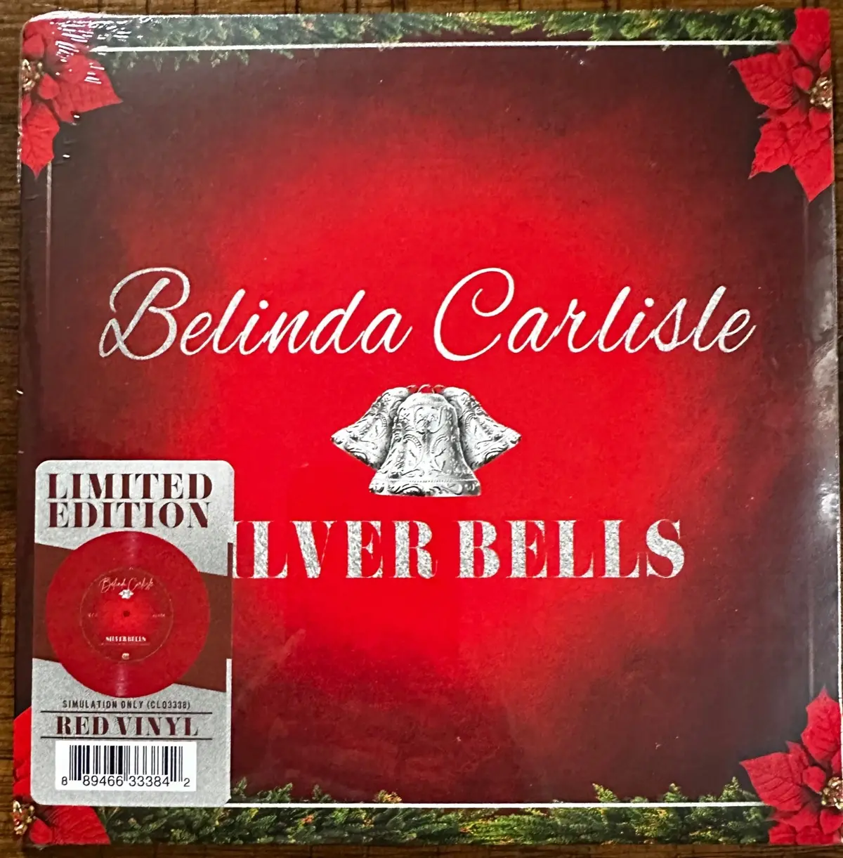 Belinda Carlisle --Silver Bells -45 Recored 7"  (Colored Vinyl, Red) 1