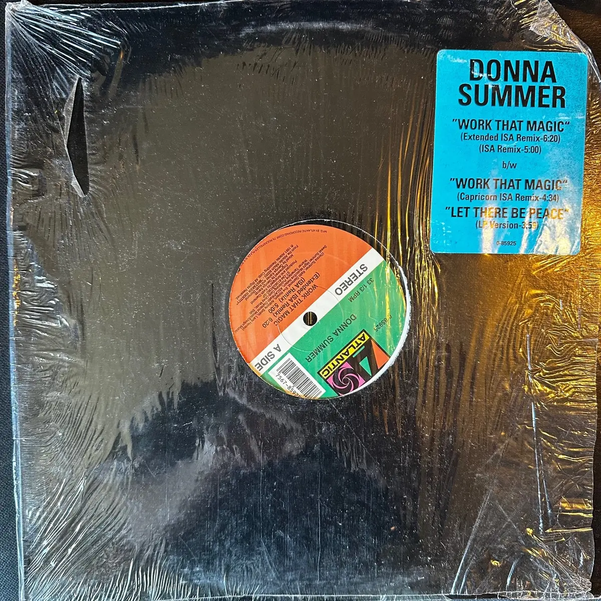Donna Summer -- Work That Magic  12" Lp Vinyl - Used 1