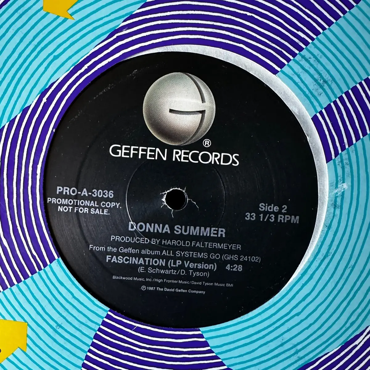 Donna Summer -  All Systems Go  Promo 12" Lp Vinyl - Used 1