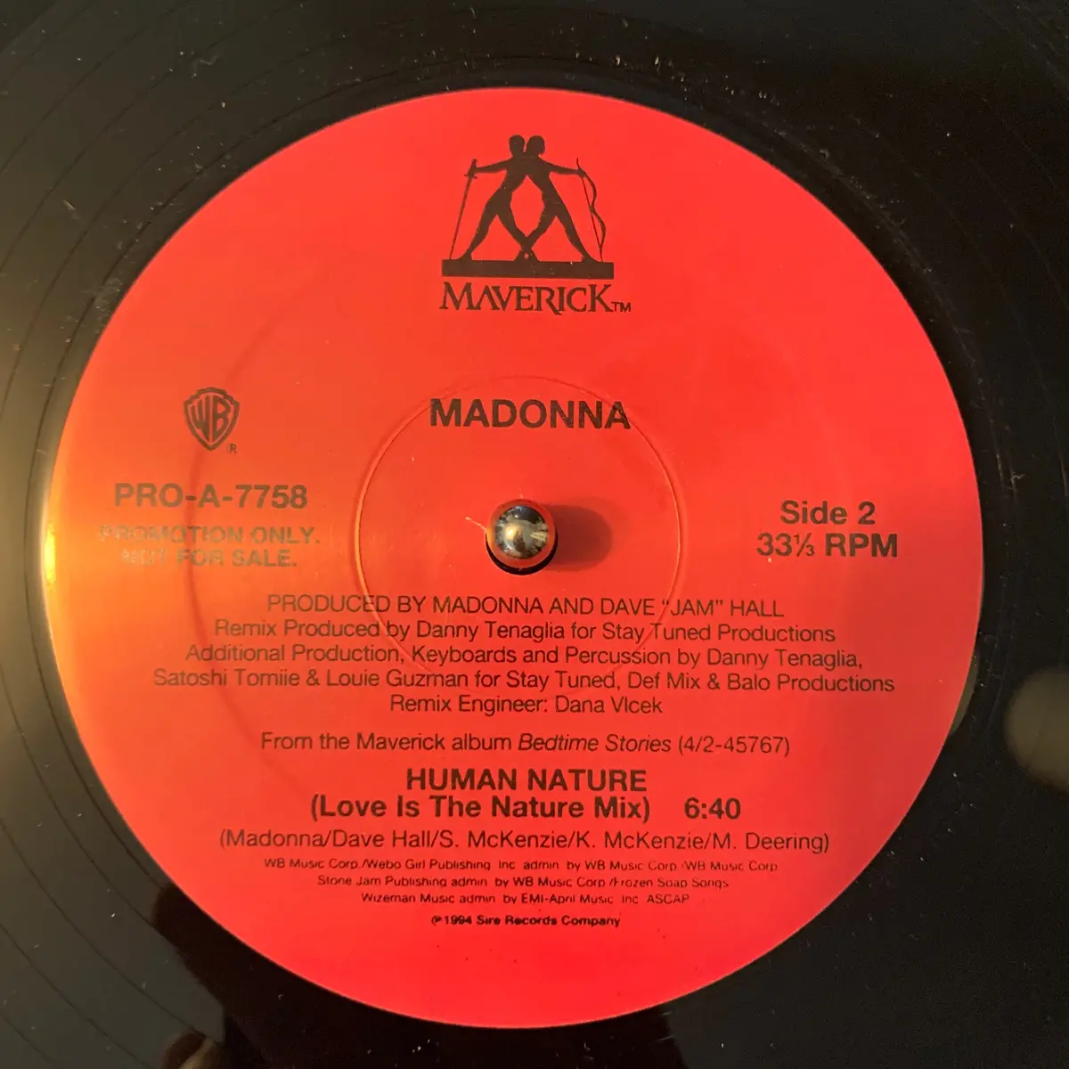 Madonna - Human Nature (Promotional 12" Lp Vinyl)  Rare Remixes - 1