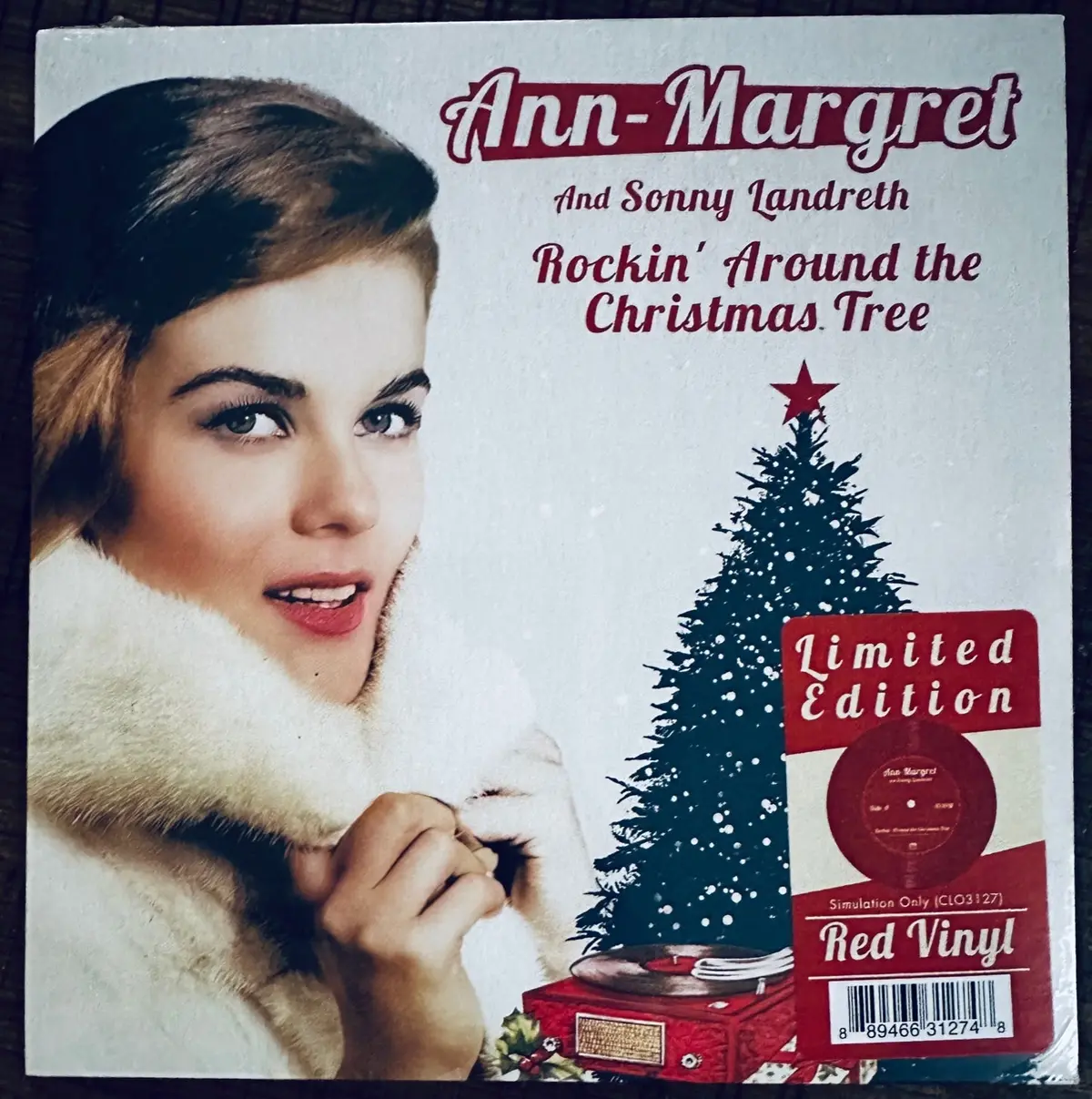 Ann-Margret --Rockin' Around The Christmas Tree (Red Colored Vinyl) 7" Record 1