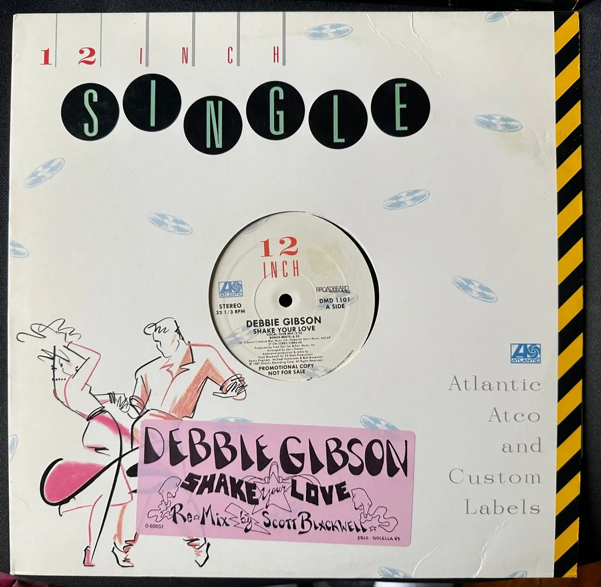 Debbie Gibson - Shake Your Love  1987 (Promo) Lp  12" Vinyl - Used 1