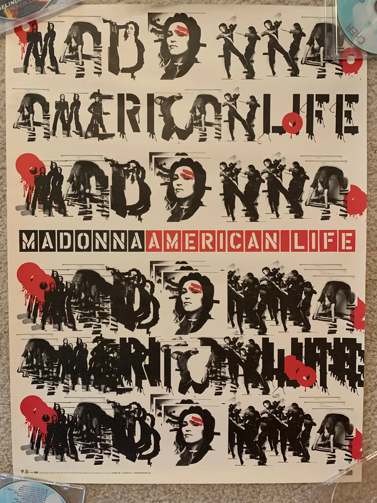 Madonna - American Life Promo Poster 18X24 1