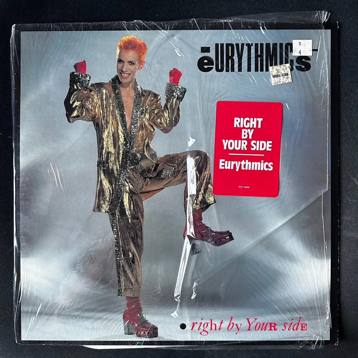 Eurythmics -- Right By Your Side (Us 12") With Hype Sticker - Lp Vinyl - Used 1