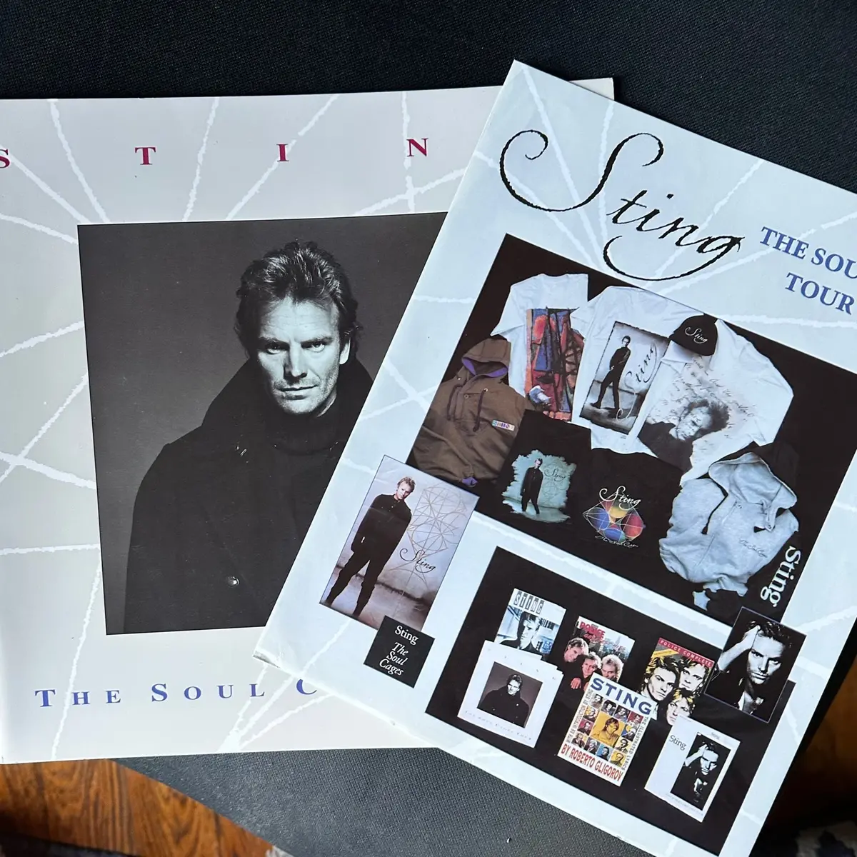 Sting - Soul Cages Tour Book 1991  W/ Merch Order Form. 1