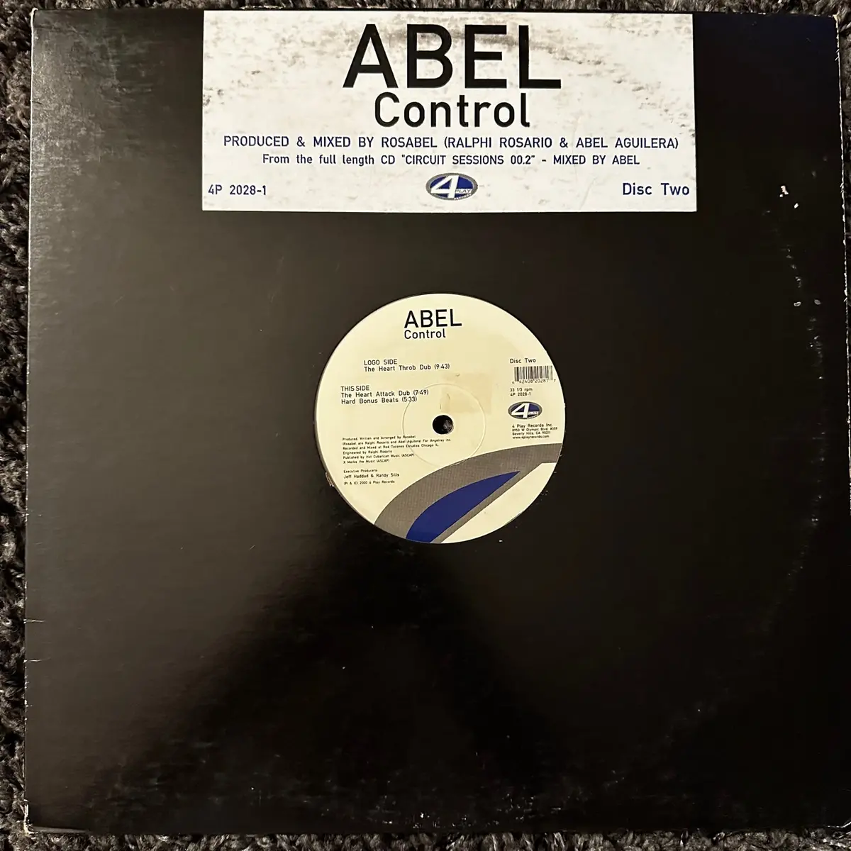 Abel - Control (12" Vinyl) Lp - Used 1