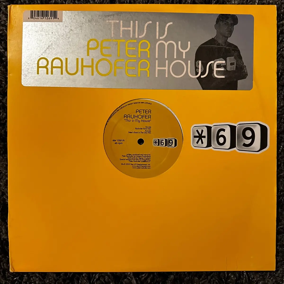 Peter Rauhofer -- This Is My House 12" Lp Vinyl - Used 1