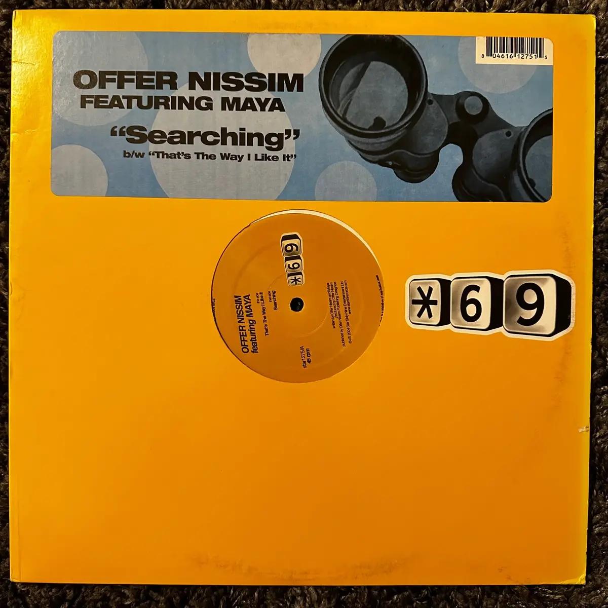 Offer Nissim Ft: Maya - Searching / That's The Way I Like It 12" Lp Vinyl - Used 1