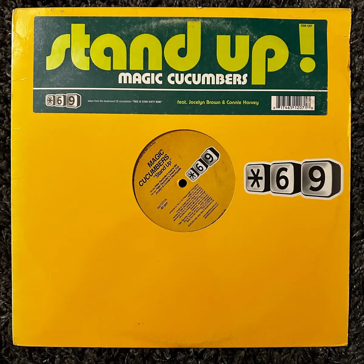 Magic Cucumbers Ft: Jocelyn Brown -- Stand Up! 12" Lp Vinyl - Used 1